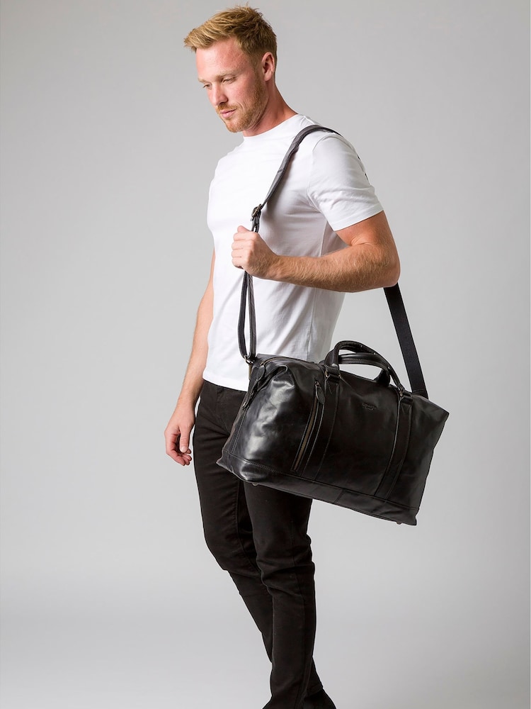 Conkca Rivellino Leather Holdall - Image 3 of 4