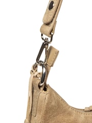 Cultured London Natural Alondra Suede Evening and Clutch Bag - Image 9 of 10