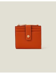Accessorize Orange Zip Card Holder Purse - Image 1 of 2