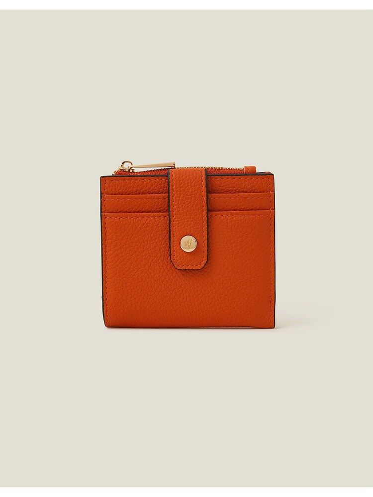 Accessorize Orange Zip Card Holder Purse - Image 1 of 2