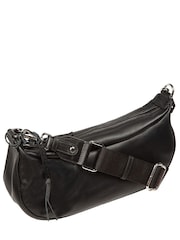 Cultured London Black Nuala Leather Cross-Body Bag - Image 2 of 5