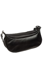 Cultured London Black Nuala Leather Cross-Body Bag - Image 4 of 5