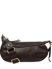 Cultured London Brown Nuala Leather Cross-Body Bag - Image 4 of 7