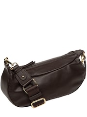 Cultured London Brown Nuala Leather Cross-Body Bag - Image 5 of 7
