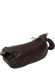 Cultured London Brown Nuala Leather Cross-Body Bag - Image 6 of 7