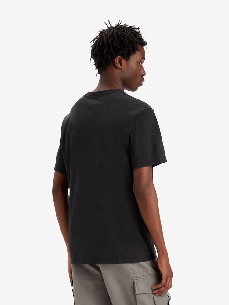 Levi's® Zigzag Headline GD Caviar Short Sleeve Relaxed Fit T-Shirt - Image 2 of 6 Levi's® Zigzag Headline GD Caviar Short Sleeve Relaxed Fit T-Shirt - Image 2 of 6