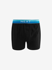 Black Bright Rainbow Waistband 10 pack 100% Cotton Boxers - Image 10 of 13