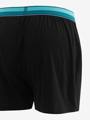 Black Bright Rainbow Waistband 10 pack 100% Cotton Boxers - Image 12 of 13