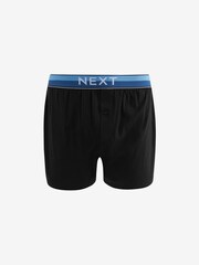 Black Bright Rainbow Waistband 10 pack 100% Cotton Boxers - Image 4 of 13