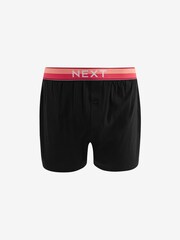 Black Bright Rainbow Waistband 10 pack 100% Cotton Boxers - Image 6 of 13