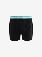 Black Bright Rainbow Waistband 10 pack 100% Cotton Boxers - Image 7 of 13