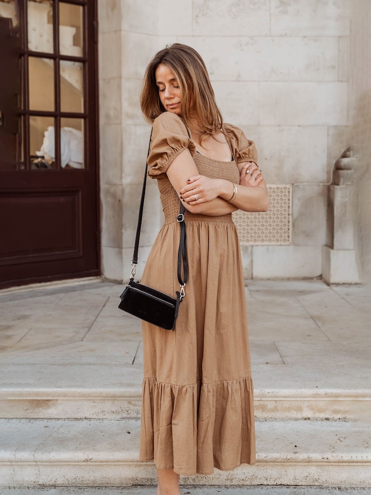 Schwarz - Cultured London Rosalia Suede & Leather Evening & Clutch Bag - Bild 1 von 8 Schwarz - Cultured London Rosalia Suede & Leather Evening & Clutch Bag - Bild 1 von 8