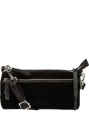 Schwarz - Cultured London Rosalia Suede & Leather Evening & Clutch Bag - Bild 3 von 8