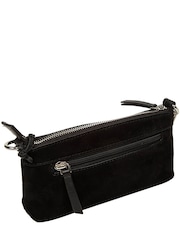 Schwarz - Cultured London Rosalia Suede & Leather Evening & Clutch Bag - Bild 5 von 8