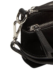 Schwarz - Cultured London Rosalia Suede & Leather Evening & Clutch Bag - Bild 6 von 8