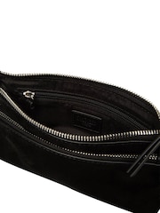 Schwarz - Cultured London Rosalia Suede & Leather Evening & Clutch Bag - Bild 7 von 8