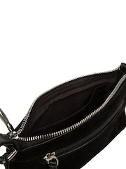Schwarz - Cultured London Rosalia Suede & Leather Evening & Clutch Bag - Bild 8 von 8