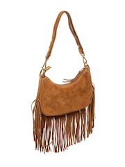Cultured London Brown Alondra Suede Evening and Clutch Bag - Image 6 of 7