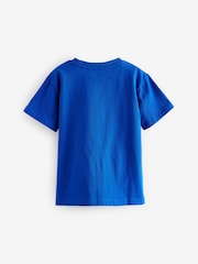 Blue 100% Cotton Licensed Minions T-Shirt by Next (3-16yrs) - Image 2 of 3