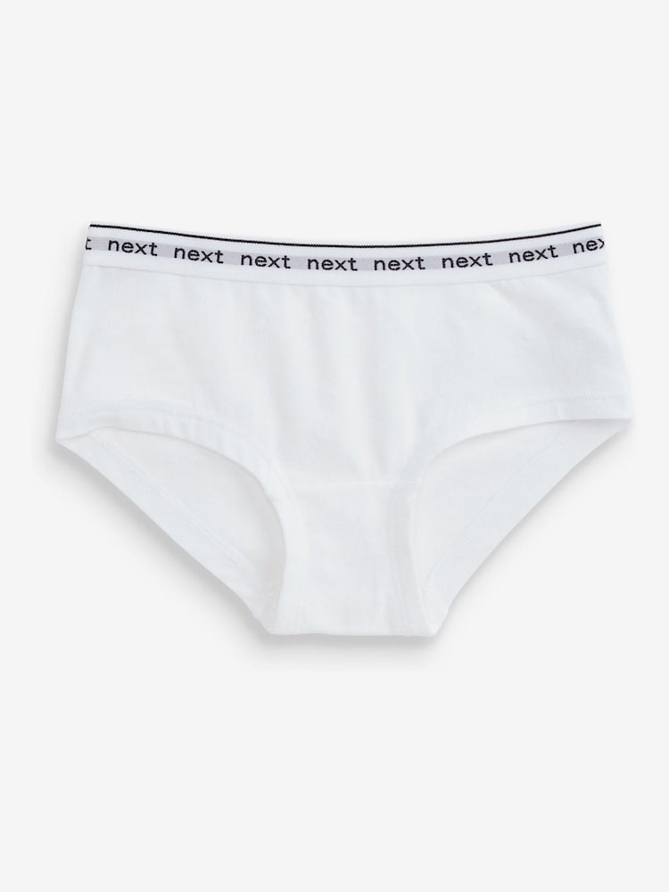 Black/White/Grey Hipster Briefs 7 Pack (2-16yrs) - Image 2 of 8