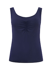 Pour Moi Blue The Buttery Soft Non Wired Hidden Support Vest - Image 2 of 3