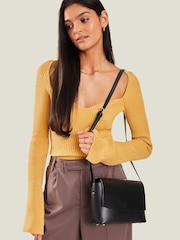 Accessorize Black Cross-Body Leo Bag - Image 1 of 4