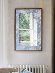 Shabby Chic by Rachel Ashwell® Blue Distressed Mirror - Image 1 of 3