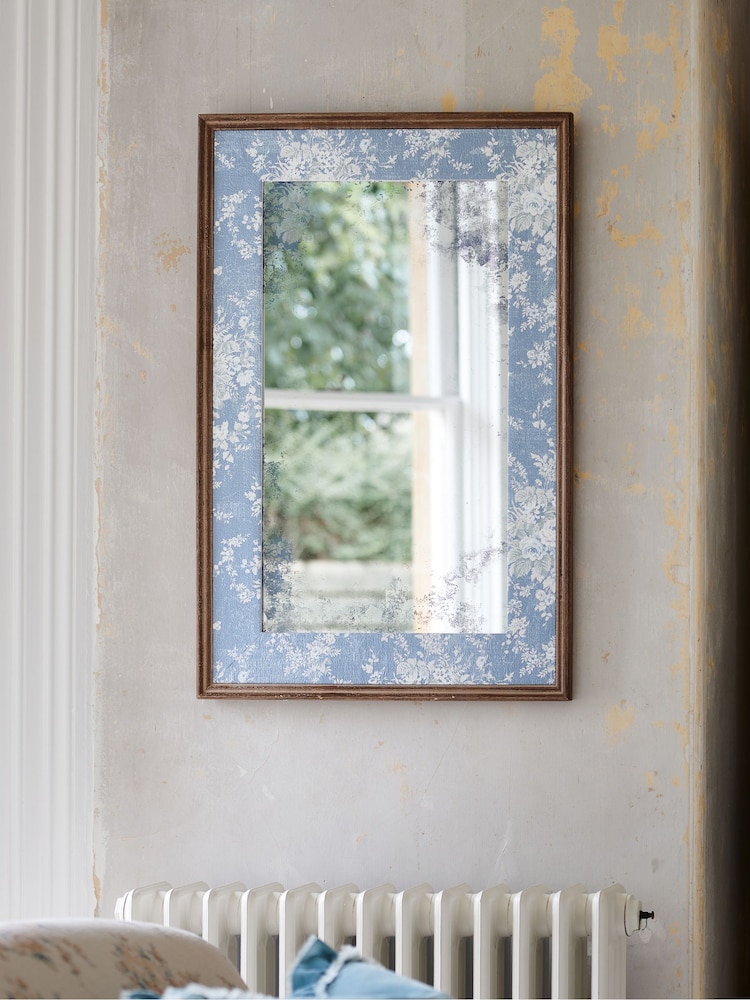 Shabby Chic by Rachel Ashwell® Blue Distressed Mirror - Image 1 of 3
