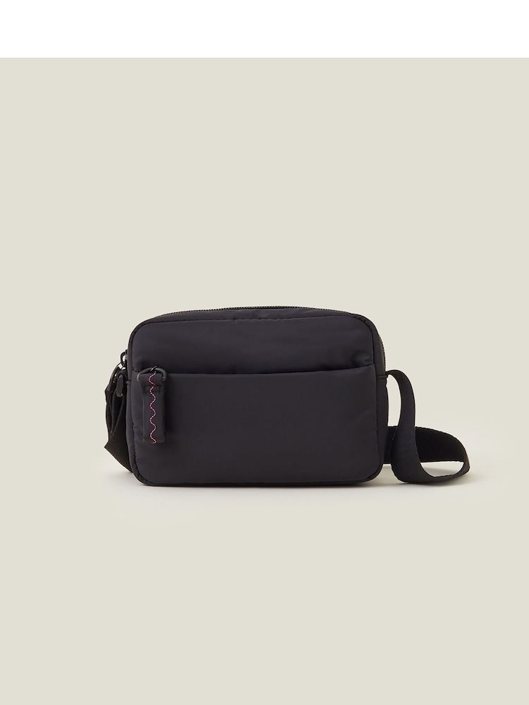 Accessorize Black Nylon Cross-Body Bag - Image 2 of 4
