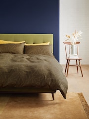 Swoon Green Klee 220 Thread Count Duvet Cover and Pillowcase Set - Image 1 of 4