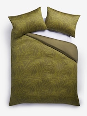 Swoon Green Klee 220 Thread Count Duvet Cover and Pillowcase Set - Image 3 of 4