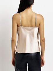 River Island Pink Lace Cami Top - Image 2 of 6