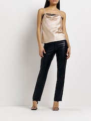 River Island Pink Lace Cami Top - Image 3 of 6