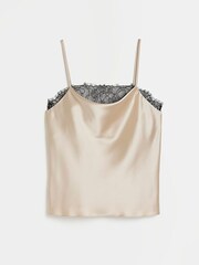 River Island Pink Lace Cami Top - Image 5 of 6