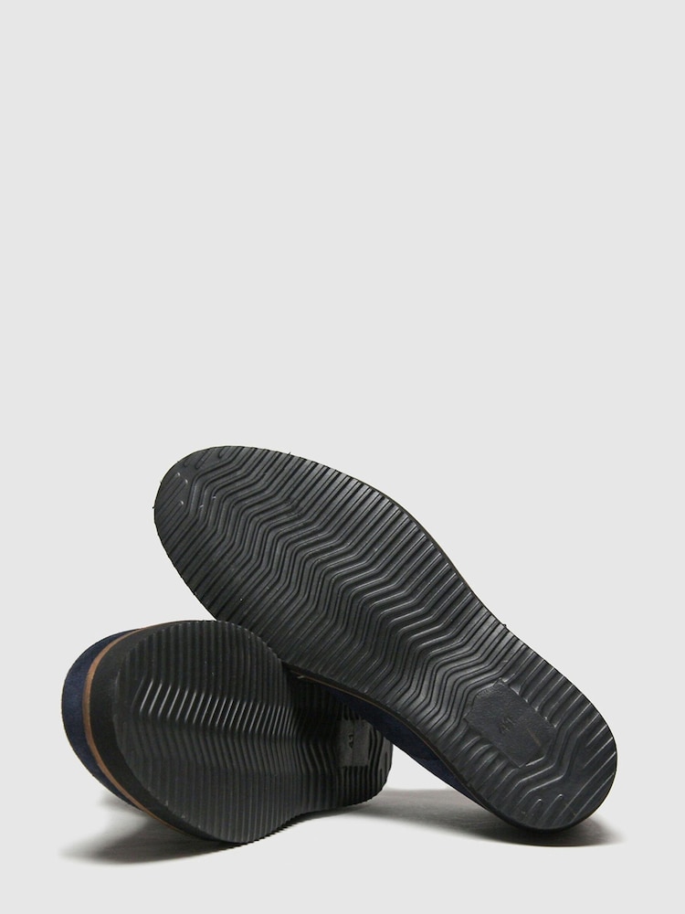 Schuh Griffin Navy Blue Chukka Boots - Image 4 of 4