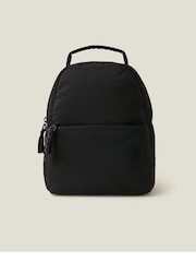 Accessorize Black Classic Nylon Backpack - Image 2 of 4