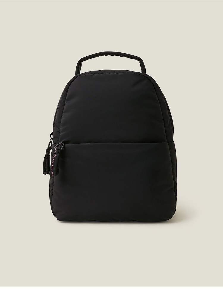 Accessorize Black Classic Nylon Backpack - Image 2 of 4