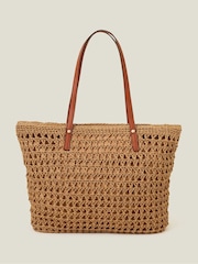 Accessorize Natural Raffia Shoulder Bag - Image 2 of 4