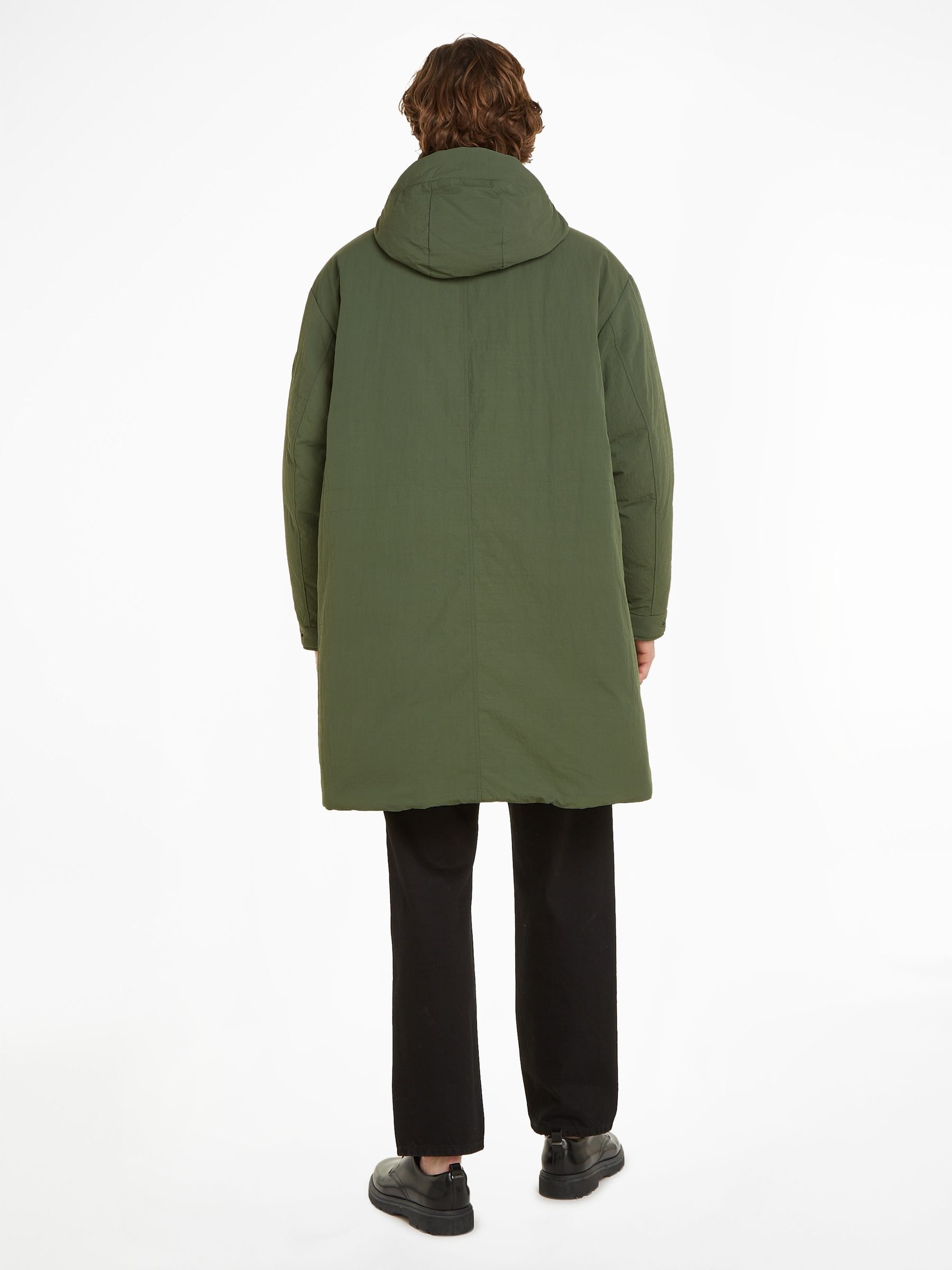 Buy Calvin Klein Green Down Parka Jacket from Next Luxembourg