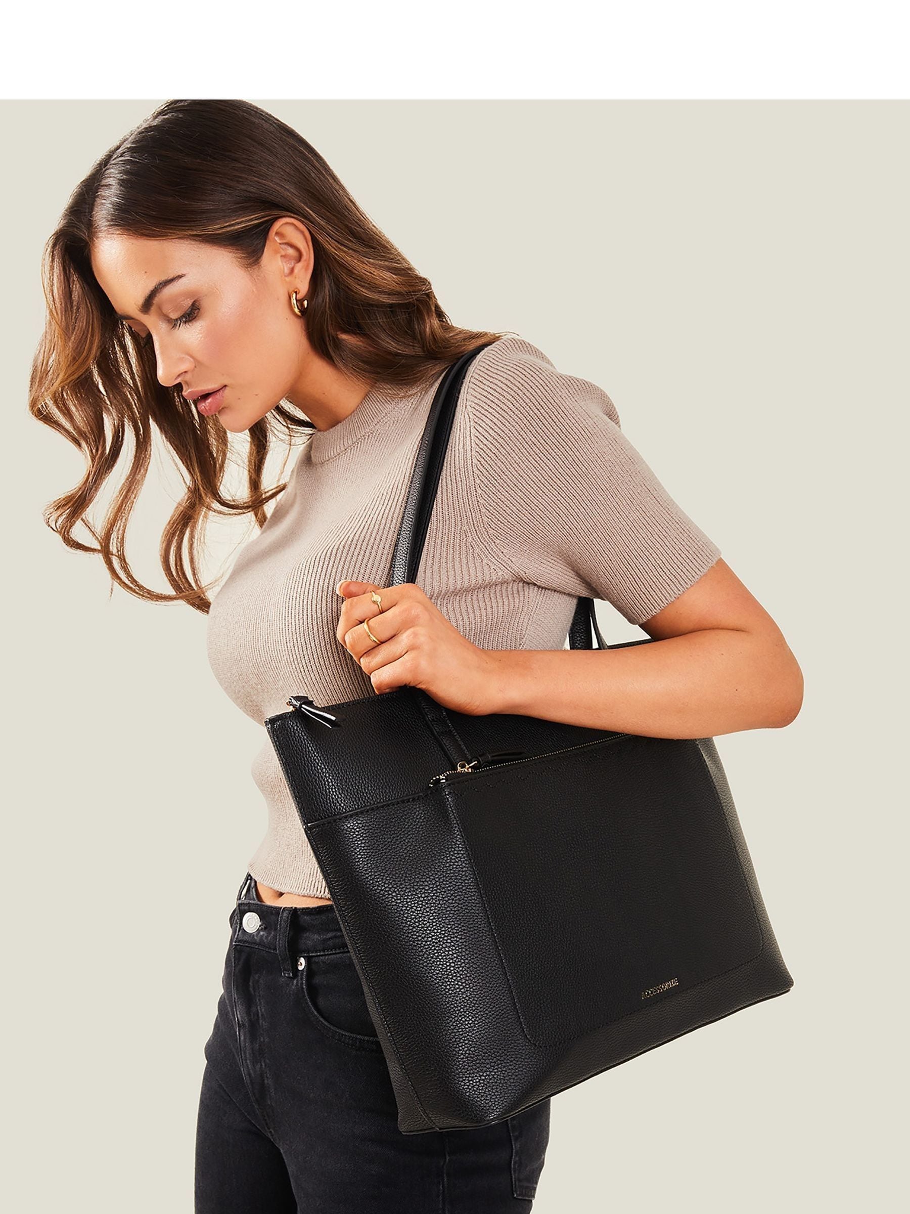 Black tote bag accessorize new arrivals