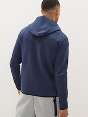 Nike Navy Tech Fleece Zip Through Hoodie - Image 2 of 7