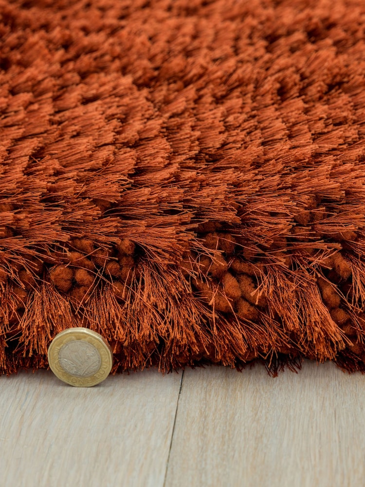 Asiatic Rugs Rust Brown Plush Rug - Image 6 of 6