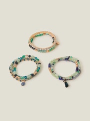 Accessorize Blue Stretch Bracelet - Image 1 of 3