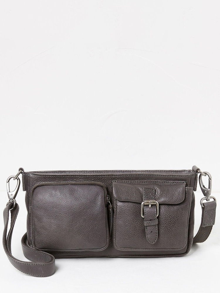 FatFace Grey The Lara Utility Crossbody Bag - Image 1 of 4 FatFace Grey The Lara Utility Crossbody Bag - Image 1 of 4