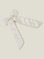 Accessorize Cream Statement Pearl Hair Bow - Image 2 of 4