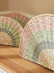 Set of 2 Multi Colour Rainbow Storage Baskets - Image 2 of 4