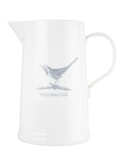 Mary Berry White Garden Pied Wagtail Large Jug - Image 2 of 4