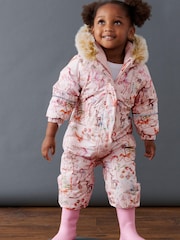 Pink Unicorn Waterproof Printed Snowsuit (3mths-7yrs) - Image 1 of 9