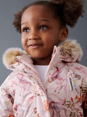 Pink Unicorn Waterproof Printed Snowsuit (3mths-7yrs) - Image 3 of 9