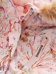 Pink Unicorn Waterproof Printed Snowsuit (3mths-7yrs) - Image 8 of 9